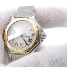 Load image into Gallery viewer, CARTIER Santos Octagon SM W25mm Stainless Steel K18YG Ivory DialW2001683
