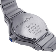 Load image into Gallery viewer, CARTIER Santos Octagon SM W25mm Stainless Steel K18YG Ivory DialW2001683

