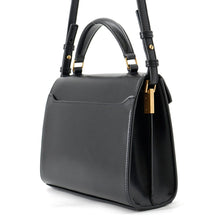 将图像加载到图库查看器中，SAINT LAURENT PARIS Cassandra Top Handle 2-Way Shoulder Bag Black623930 Leather
