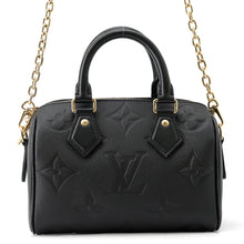 将图像加载到图库查看器中，LOUIS VUITTON Speedy Bandouliere NoirM58953 Monogram Empreinte Leather Monogram Giant Size 20
