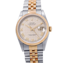 Load image into Gallery viewer, ROLEX Datejust W36mm Stainless Steel K18YG Ivory Dial16233
