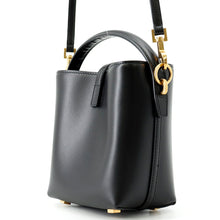 将图像加载到图库查看器中，SAINT LAURENT PARIS LE 37 Bucket 2-Way Handbag Black7658702R20W1000 Calf Leather Size Mini
