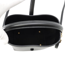 将图像加载到图库查看器中，SAINT LAURENT PARIS LE 37 Bucket 2-Way Handbag Black7658702R20W1000 Calf Leather Size Mini
