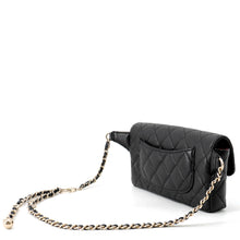Load image into Gallery viewer, CHANEL Matelasse Waist Bag BlackAP5034 Caviar Leather
