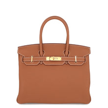 Load image into Gallery viewer, HERMES Birkin Gold Togo Leather Size 30
