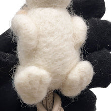 Load image into Gallery viewer, LOEWE Rabbit Bag Charm White/Blue/Yellow/Black Felt Leather

