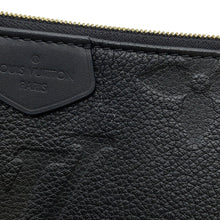 将图像加载到图库查看器中，LOUIS VUITTON Multi Pochette Accessoires NoirM80399 Monogram Empreinte Leather
