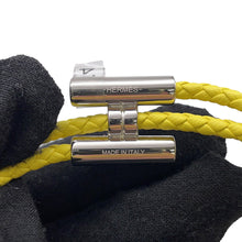 Load image into Gallery viewer, HERMES Leather Bracelet, Tourni Tresse Size T4 LimeH068406FP Swift Leather
