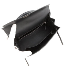 Load image into Gallery viewer, HERMES Kelly Sellier Black Epsom Size 25
