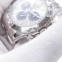将图像加载到图库查看器中，ROLEX Cosmograph Daytona W40mm 18K White Gold Steel Dial116509
