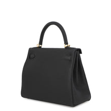 Load image into Gallery viewer, HERMES Kelly Retourne sewing Black Togo Leather Size 28
