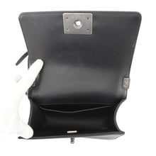 Load image into Gallery viewer, CHANEL Boy Chanel ChainShoulder Bag BlackA67085 Caviar Leather Size 20
