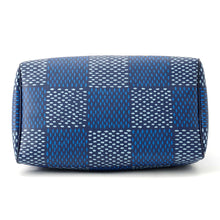 将图像加载到图库查看器中，LOUIS VUITTON Speedy Bandouliere BlueN40691 Damier Heritage Size 25
