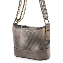 将图像加载到图库查看器中，CHANEL Gabriel de CHANEL Hobo Bag Gray GradationA91810 Caviar Leather Size Small
