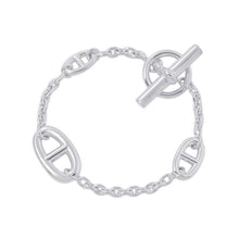 Load image into Gallery viewer, HERMES Chaine d'Ancre Farandole Bracelet Size LG SV925
