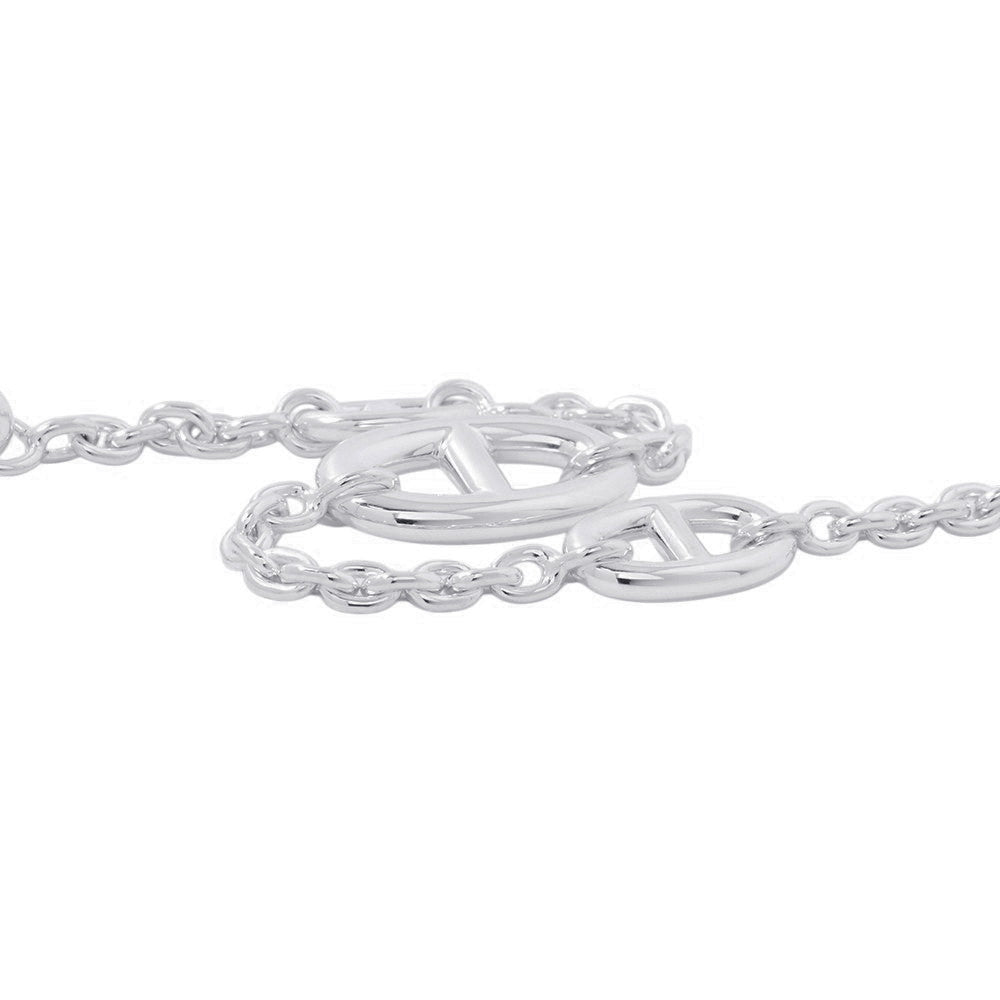 HERMES Chaine d'Ancre Farandole Bracelet Size LG SV925– GALLERY