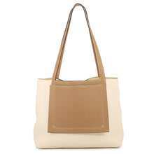 Load image into Gallery viewer, HERMES Cabas Sellier Verso Nata/Chai Taurillon Clemence Size 31
