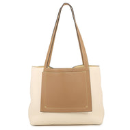 HERMES Cabas Sellier Verso Nata/Chai Taurillon Clemence Size 31