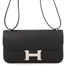 将图像加载到图库查看器中，HERMES Constance Elan Miroir Black Epsom
