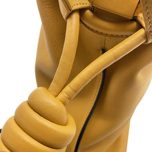 Load image into Gallery viewer, LOEWE Flamenco knot Yellow334.30.K63 Leather Size Small
