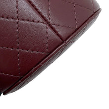 Load image into Gallery viewer, CHANEL Matelasse Small Vanity Chain Shoulder Bag BurgundyAP1573 Lambskin
