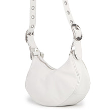 将图像加载到图库查看器中，BALENCIAGA Le Cagoule Shoulder Bag White671309 Leather Size XS
