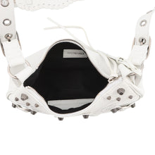 将图像加载到图库查看器中，BALENCIAGA Le Cagoule Shoulder Bag White671309 Leather Size XS
