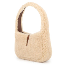 Load image into Gallery viewer, SAINT LAURENT PARIS Boa Handbag Beige/Brown760375 Mouton Leather
