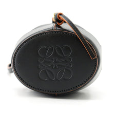 将图像加载到图库查看器中，LOEWE Balloon Bag Black/TanA710R85X01 1100 Leather Size Nano
