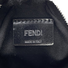 Load image into Gallery viewer, FENDI Rice ball keychain White/Black7AP080 Karung snake leather, sheep fur
