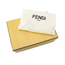 Load image into Gallery viewer, FENDI Rice ball keychain White/Black7AP080 Karung snake leather, sheep fur
