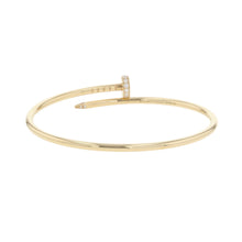 Load image into Gallery viewer, CARTIER Juste Un Clou Bracelet Small model Diamond Size SM/16B6066116 18K Yellow Gold
