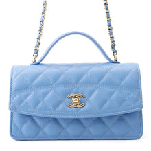 Load image into Gallery viewer, CHANEL Matelasse ChainShoulder Bag BlueAP4402 Caviar Leather
