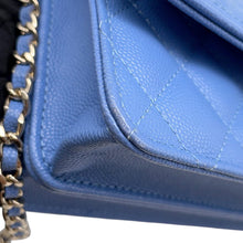 Load image into Gallery viewer, CHANEL Matelasse ChainShoulder Bag BlueAP4402 Caviar Leather
