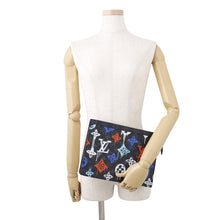 Load image into Gallery viewer, LOUIS VUITTON Pochette Voyage Noir/MulticolorM81803 Monogram Eclipse Graffiti Size MM
