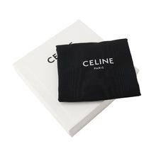 Load image into Gallery viewer, CELINE Trifold Compact Wallet Black10B573BEL Leather
