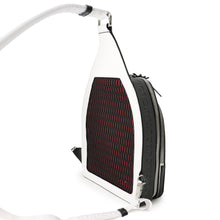 Load image into Gallery viewer, Christian Louboutin Ruby Funk Body Bag Crossbody Bag White/Black1245140 Calf Leather
