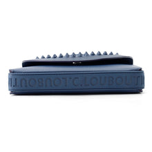Load image into Gallery viewer, Christian Louboutin Explorer Funk Studded Shoulder Wallet Denim3235191 Calf Leather
