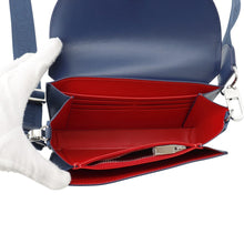 Load image into Gallery viewer, Christian Louboutin Explorer Funk Studded Shoulder Wallet Denim3235191 Calf Leather

