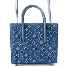 Load image into Gallery viewer, Christian Louboutin Paloma Denim Top Handle Blue3245299 Denim Calf Leather Size Mini
