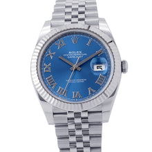 Load image into Gallery viewer, ROLEX Datejust 41 W41mm Stainless Steel K18WG Blue Dial126334

