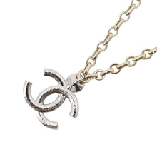 Load image into Gallery viewer, CHANEL CC Logo Necklace SilverABC147 Metal Rhinestone

