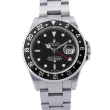 Load image into Gallery viewer, ROLEX GMT MasterII W40mm Stainless Steel Black Dial16710
