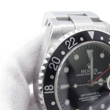Load image into Gallery viewer, ROLEX GMT MasterII W40mm Stainless Steel Black Dial16710
