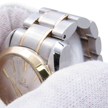 将图像加载到图库查看器中，OMEGA Seamaster Aqua Terra 150m W36.2mm Stainless Steel K18YG Silver Dial2318.30
