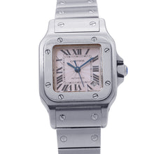 Load image into Gallery viewer, CARTIER Santos Galve SM Asia Limited Edition H35mm×W24mm Stainless Steel Pink DialW20062D6
