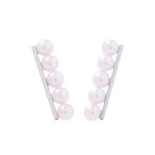 Load image into Gallery viewer, TASAKI Balance Plus EarringsE-4463-18KWG 18K White Gold

