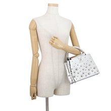 将图像加载到图库查看器中，LOUIS VUITTON LVxYK Capucines Metal Dot SilverM21634 Leather Size BB
