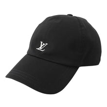 将图像加载到图库查看器中，LOUIS VUITTON Cap LV League Size L NoirM5619L Cotton97% Polyurethane3%
