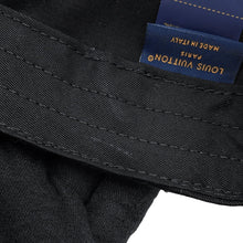 将图像加载到图库查看器中，LOUIS VUITTON Cap LV League Size L NoirM5619L Cotton97% Polyurethane3%
